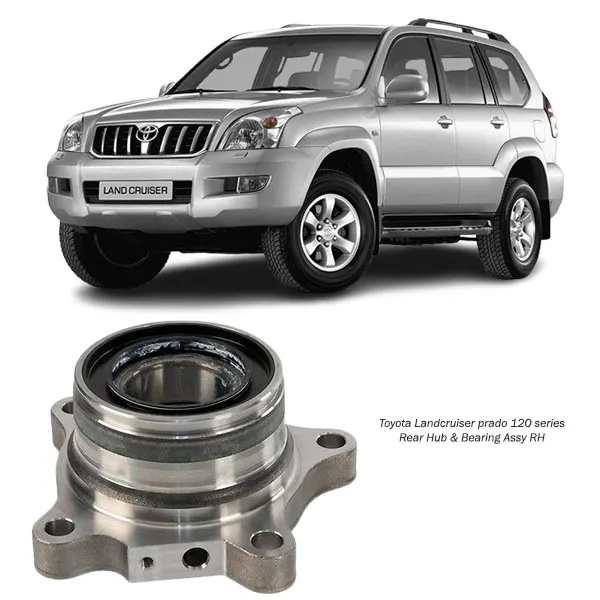 Illustration of toyota landcruiser prado 120 series rear hub & bearing assy rh 42450-60050
