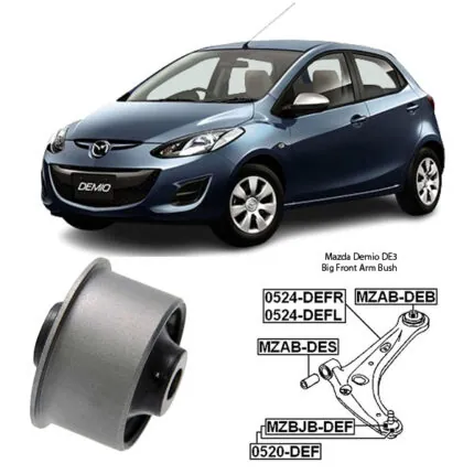 Illustration of mazda demio de3 big front arm bush mzab-deb