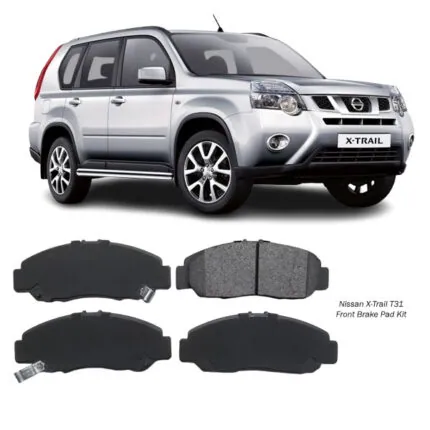Illustration of nissan xtrail t31 front brake pad kit d1276