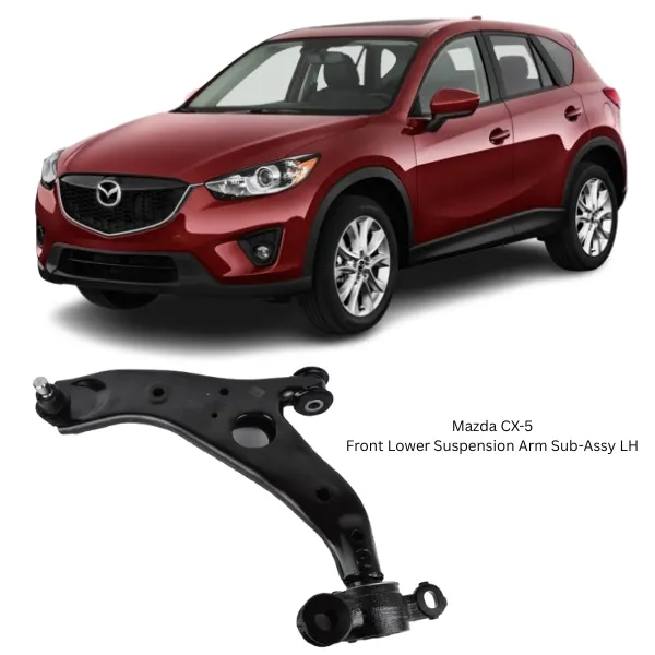 Illustration of mazda cx-5 front lower control arm assy lh kd35-34-350h