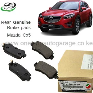 Illustration of mazda cx5 rear brake pad genuine k0y1-26-48zd