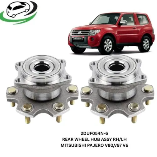 Illustration of 2duf054n-6 rear wheel hub assembly rh/lh pair - mitsubishi pajero v80 and v97 v6