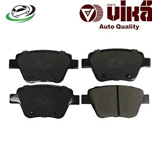 Illustration of rear brake pad set audi a1 8x1/8xa /a3 8p1/8pa / vw golf vi 5k1/aj5 /touran 1t1/1t2/1t3 /beetle 5c1 5k0698451