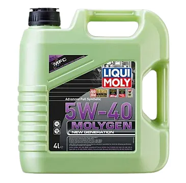Illustration of liqui moly molygen 5w-40 4l