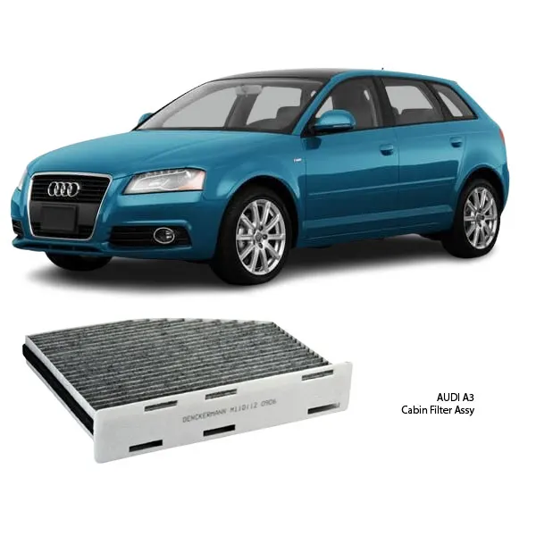 Illustration of audi a3 cabin filter assy ac0119cr