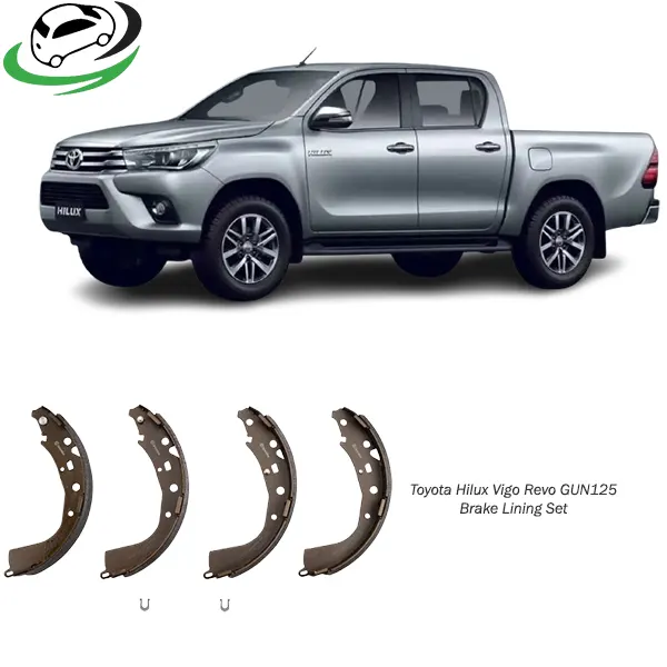 Illustration of toyota hilux revo gun125 brake lining kit 0449535250