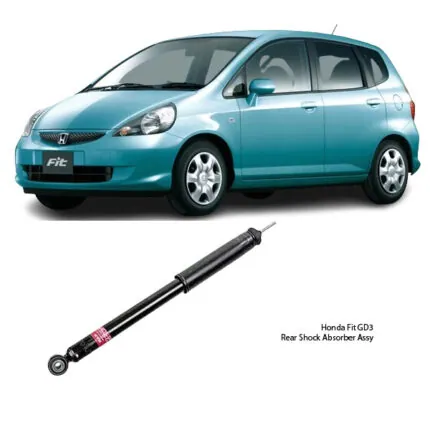 Illustration of honda fit gd3 rear shock absorber assy 343381