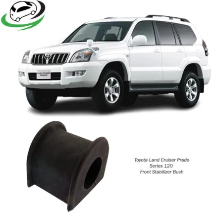 Illustration of toyota land cruiser prado 120 series front stabilizer bush 48815-60350