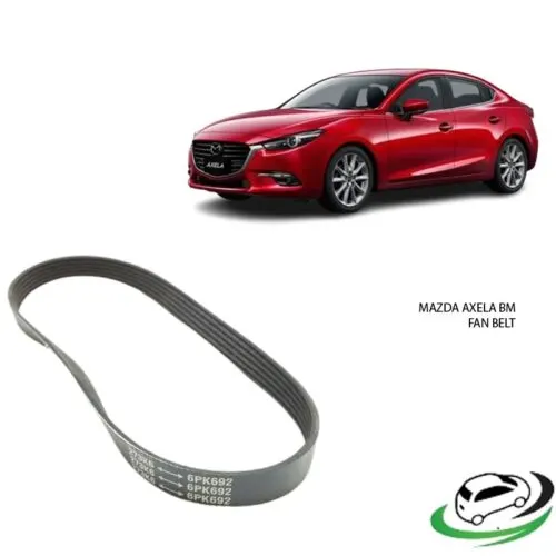 Illustration of mazda axela bm v-ripped fan belt 6pk962s