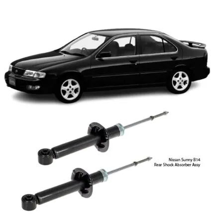 Illustration of nissan sunny b14 rear shock absorber assy 341194