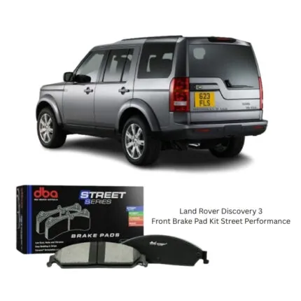 Illustration of land rover discovery 3 front brake pad kit street performance db1780ss