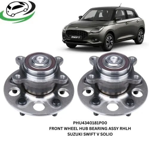 Illustration of phu4340181p00 front wheel hub bearing assembly for suzuki swift v and solio - pair rhlh