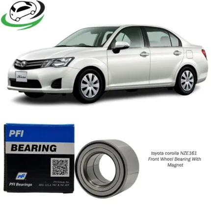 Illustration of toyota corolla nze161 front wheel bearing with magnet pw40750039csm