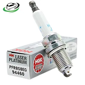 Illustration of ngk pfr8s8eg laser platinum spark plug audi, vw, porsche, bentley