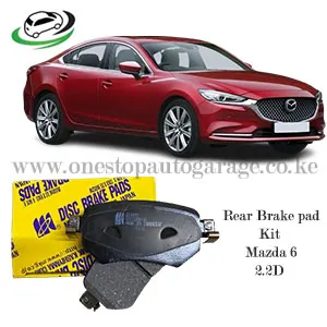 Illustration of mk rear brake pad kit mazda 6 2.2d d3172