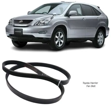 Illustration of toyota harrier acu30 fan belt 7pk1940