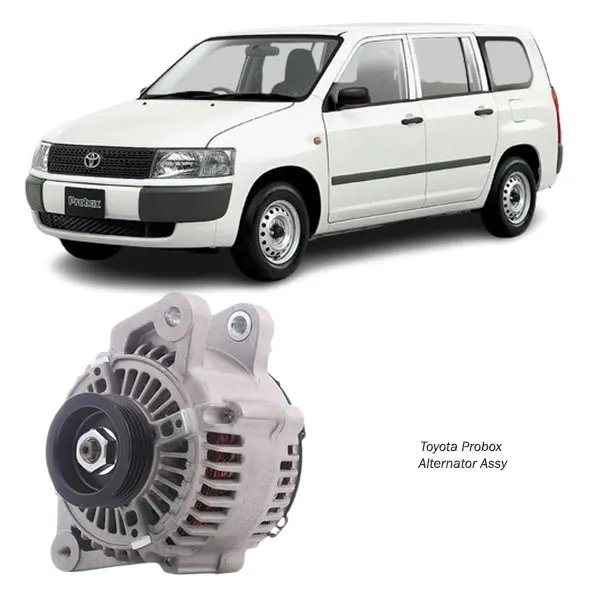 Illustration of toyota probox with 1/2nz-fe alternator assy 27060-21040