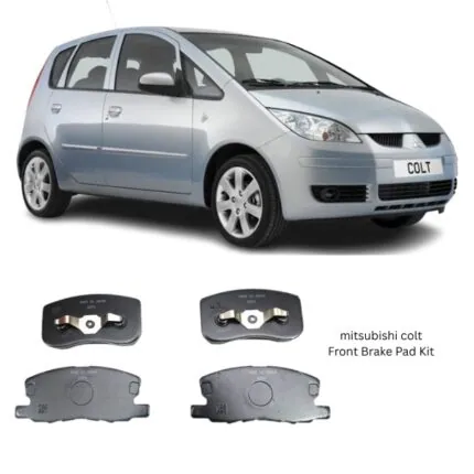 Illustration of mitsubishi colt front brake pad kit d6121