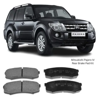 Illustration of mitsubishi pajero iv rear brake pad kit d2090
