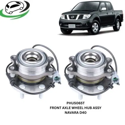Illustration of phu5065t front axle wheel hub assembly for nissan navara d40 (pair rhlh)