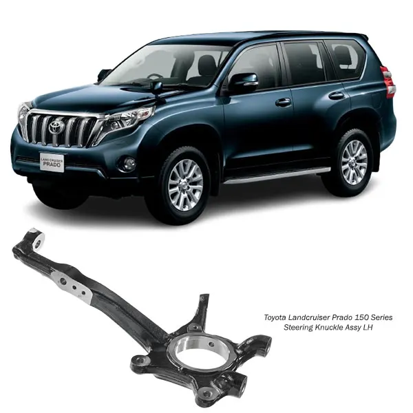 Illustration of toyota land cruiser prado 150 series steering knuckle assy lh 43212-60240