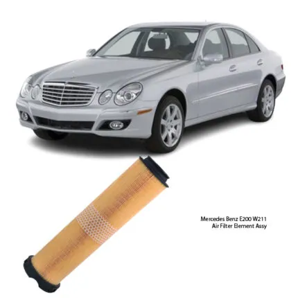 Illustration of mercedes benz e200 w211 air filter element assy a0114