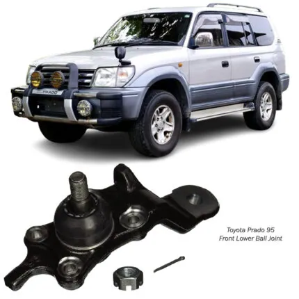 Illustration of toyota prado 95 front lower ball joint r/l 43330-39585