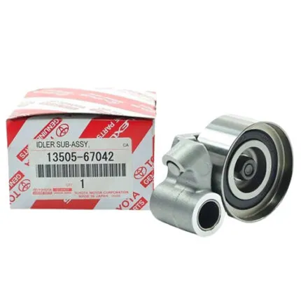 Illustration of toyota landcruiser 70 / 80 series genuine tensioner timing belt 13505-67042