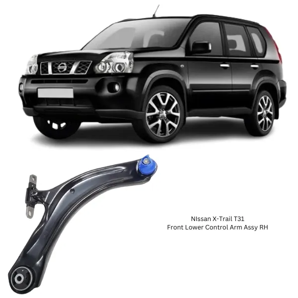 Illustration of nissan x-trail t31 front lower control arm assy lh 54501-je20a