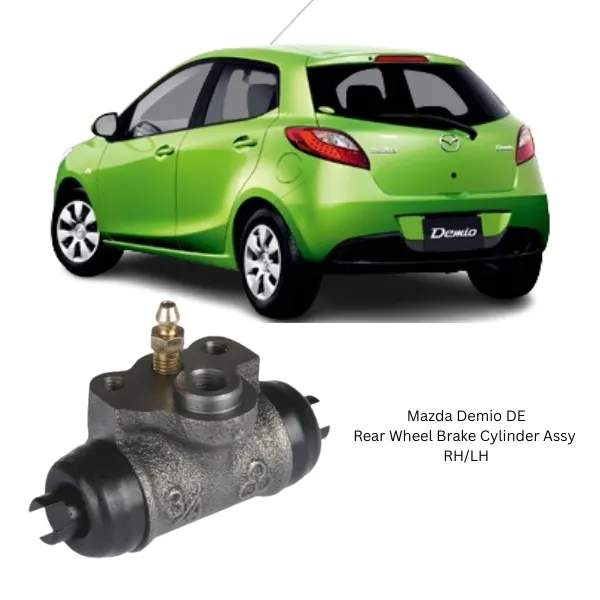 Illustration of mazda demio de rear wheel brake cylinder assy rh/lh d651-26-610