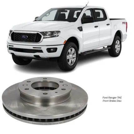 Illustration of ford ranger tke front brake disc assy ab311125ab