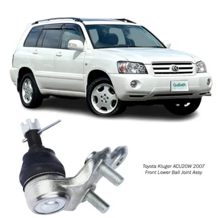 Illustration of toyota kluger acu20w 2007 front lower ball joint assy 43330-29405