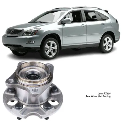 Illustration of lexus rx330 rear wheel hub bearing phu2284