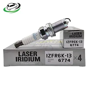 Illustration of ngk laser iridium spark plug izfr6k13 honda