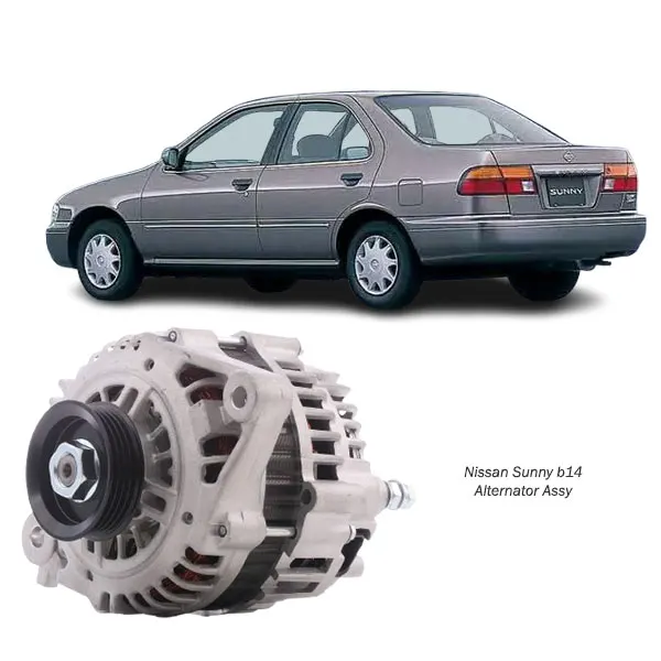 Illustration of nissan sunny b14 (ga15de/ga13de/ga16de) alternator assy 23100-0m008