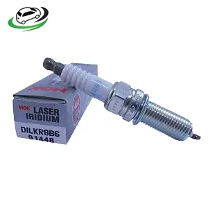 Illustration of ngk dilkr8b6 laser iridium spark plug mitsubishi