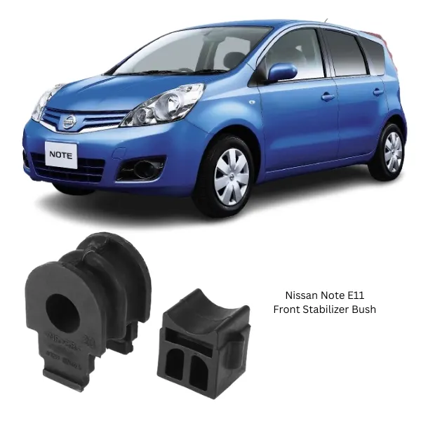 Illustration of nissan note e11 front stabilizer bush 54613-ew80a