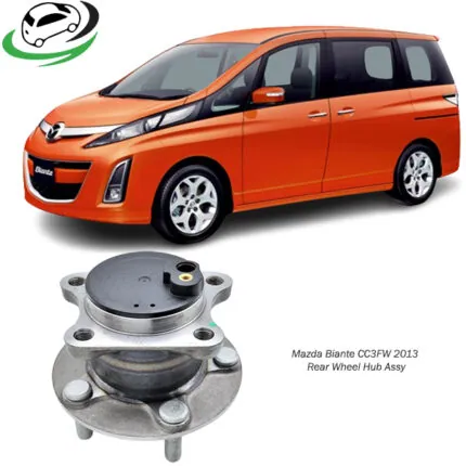 Illustration of mazda biante cc3fw 2013 rear wheel hub assy c273-26-15xa