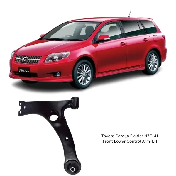 Illustration of toyota corolla fielder nze141 front lower control arm lh 48069-12220