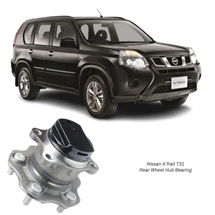 Illustration of nissan x-trail t31 rear wheel hub bearing 43202-jg000