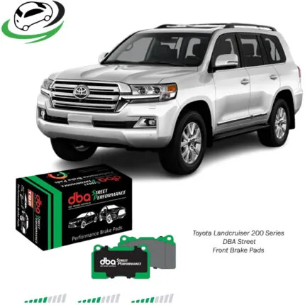 Illustration of toyota land cruiser 200 series front dba brake pads db1838sp