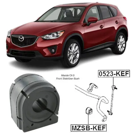 Illustration of mazda cx5 front stabilizer bush mzsb-kef