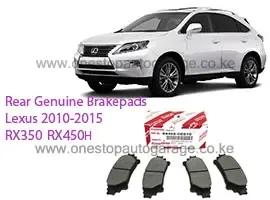 Illustration of rear genuine brake-pads lexus rx350 rx450h (2010-2015)