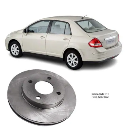 Illustration of nissan tiida front brake disc bd2291