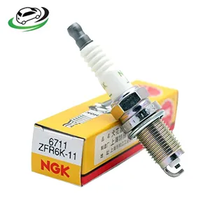 Illustration of ngk v-power spark plug zfr6k-11 honda
