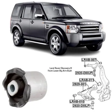 Illustration of land rover discovery iii / iv front lower big arm bush lrab-011