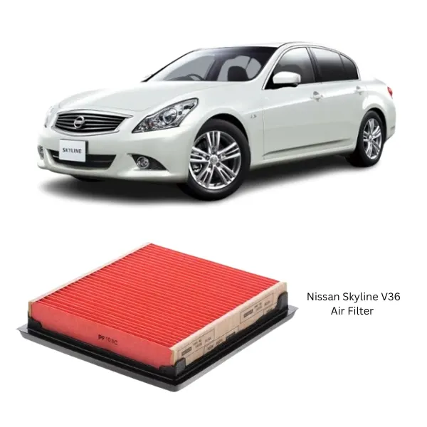 Illustration of nissan skyline v36 genuine air filter 16546jk20a