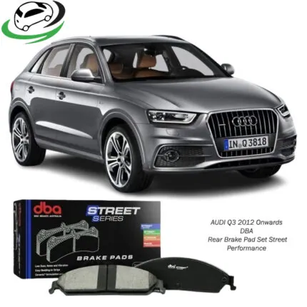 Illustration of audi q3 2012 onwards rear brake pad set street performance db2384ss