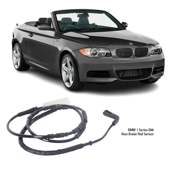 Illustration of bmw 3 series e46 front brake pad wear sensor 880701001 - rh/lh oem replacement
