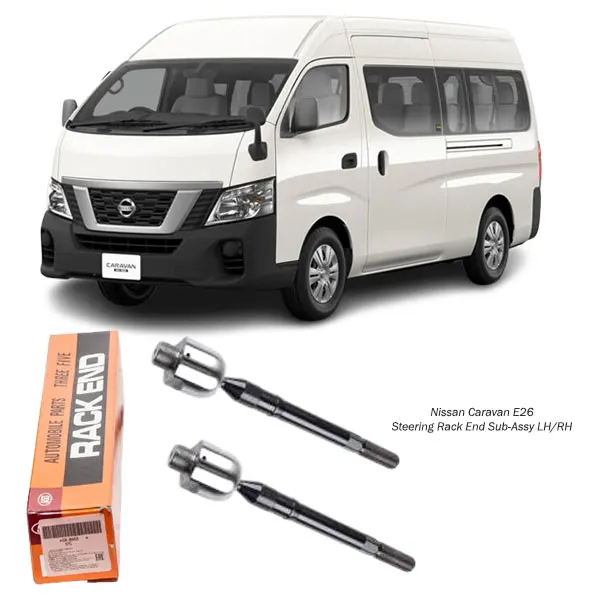 Illustration of nissan caravan e26 steering rack end sub-assy lh/rh srn660